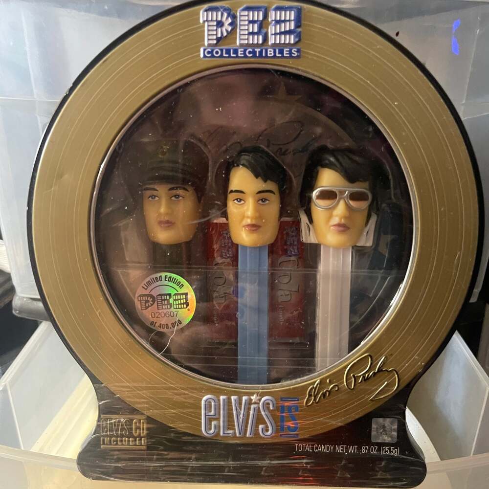 Elvis Presley Limited Edition PEZ Dispenser 3 Pack Set